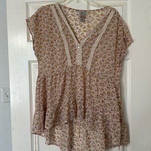 High low women’s blouse